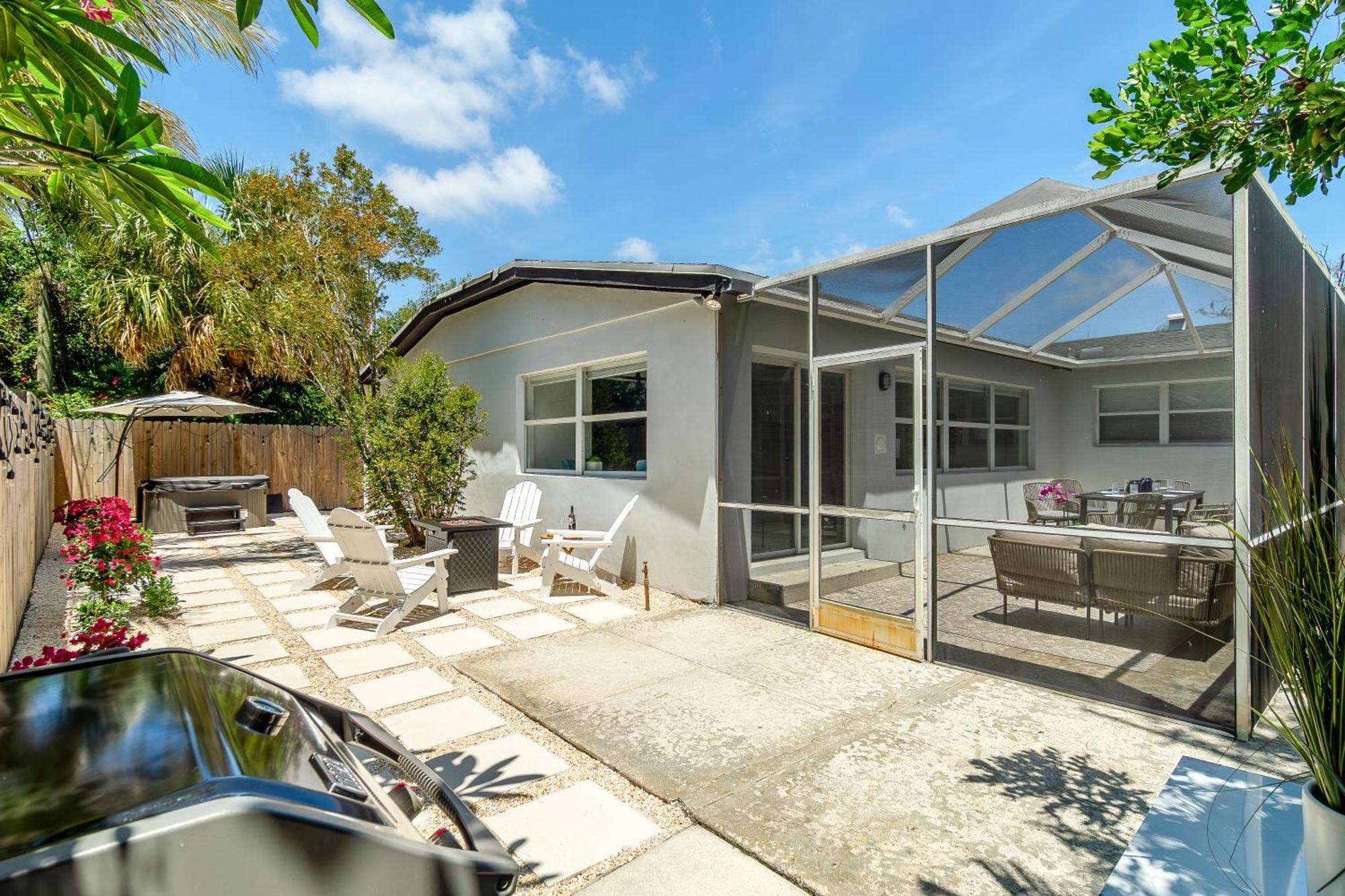 West Palm Beach Elegant 5Br With Hot Tub And Fire Pit Near Beach Extérieur photo